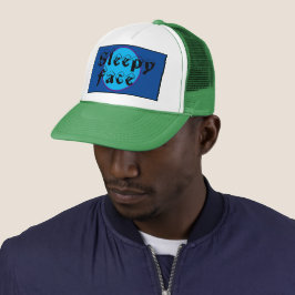 Schlafgesicht: Designer Trucker Hat Truckerkappe