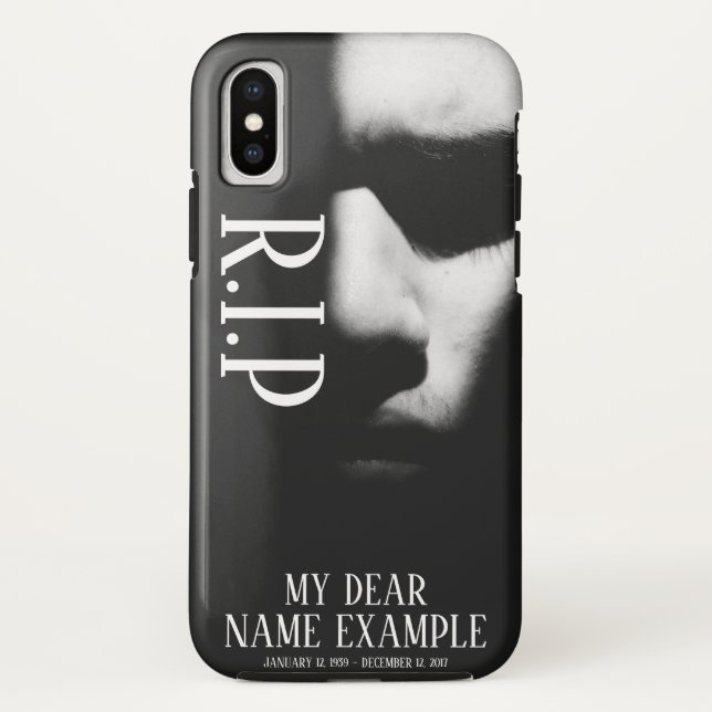Schlafgesicht im Halbschatten Case-Mate iPhone Hülle (Rückseite)