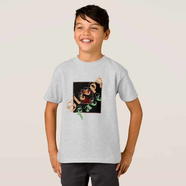 Schlafgesicht: T - Shirt von Jungen (Vorne ganz)