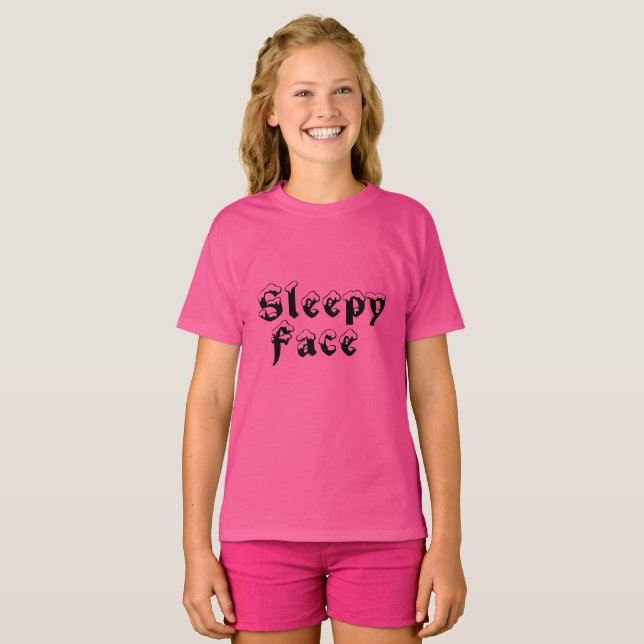 Schlafgesicht: T - Shirt von Jungen (Vorne ganz)