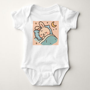 Schlafhasen-Träume Baby-Body Baby Strampler