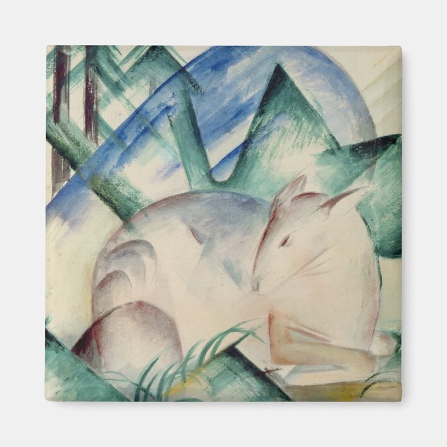 Schlafhirsch Magnet (Vorne)