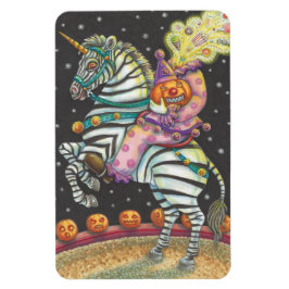 SCHLAFHOLLOW CIRCUS CLOWN, UNICORN ZEBRA MAGNET