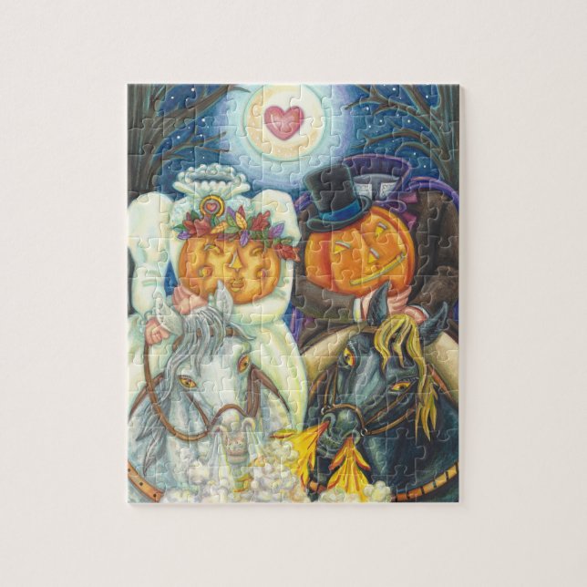 SCHLAFHOLLOW WEDD, HEADLESS HORSEMAN PUZZLE (Vertikal)