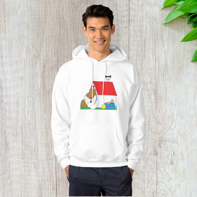 Schlafhund in einem Hundehaus Hoodie (Von Creator hochgeladen)