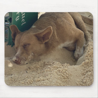 Schlafhund Mousepad