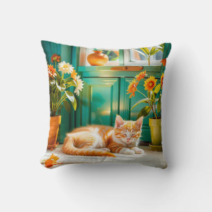 Schlafkätzchen Kissen