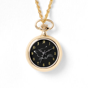 Schlafkatze Armbanduhr