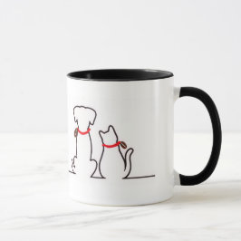 Schlafkatze braucht Kaffee Meme Tasse