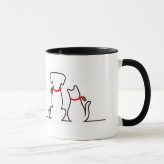 Schlafkatze braucht Kaffee Meme Tasse