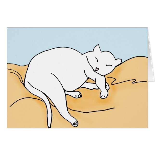 Schlafkatze II (Vorderseite (Horizontal))