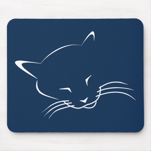 Schlafkatze Mousepad (Vorne)