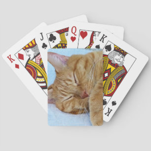 Schlafkatze Spielkarten