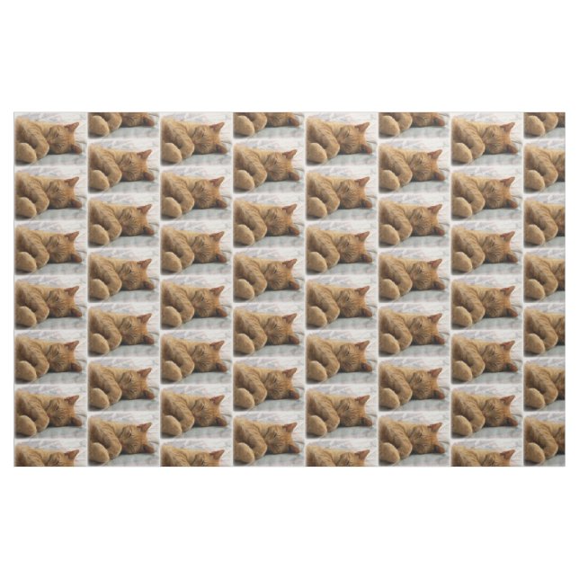Schlafkatzengewebe Stoff (Fat Quarter (45,7 x 55,9 cm))