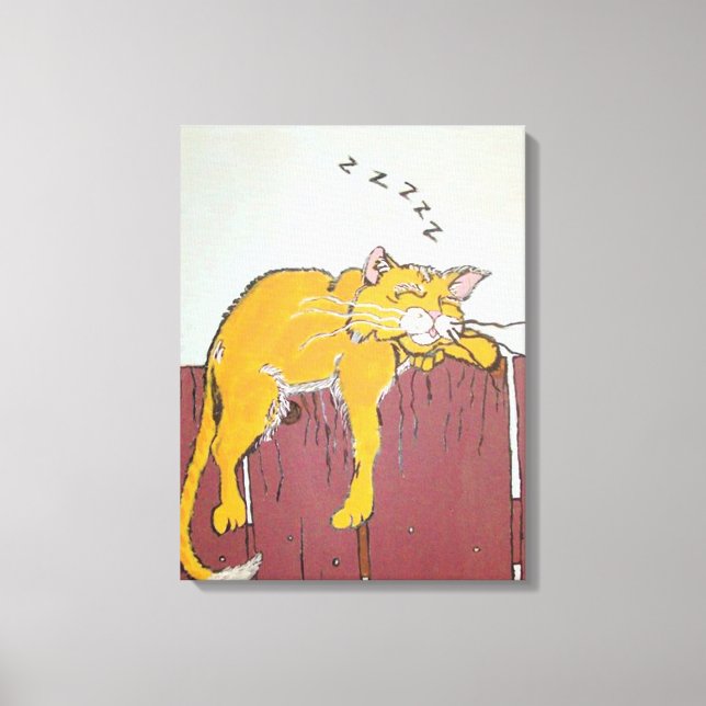 Schlafkitt auf Leinwand (Vorderseite)