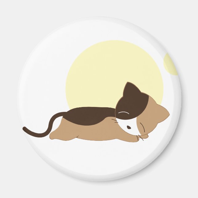 Schlafkitten Magnet (Vorne)