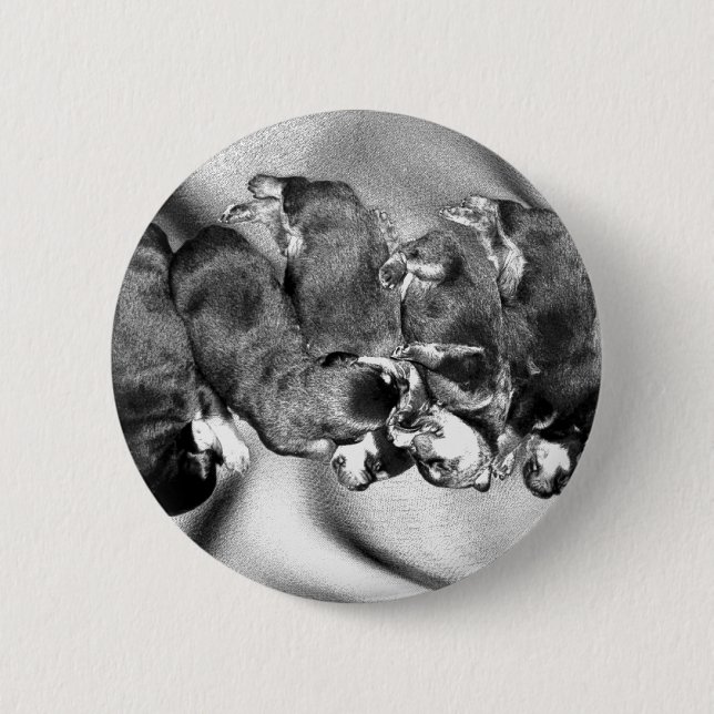 Schlafkopfwelpen Button (Vorderseite)