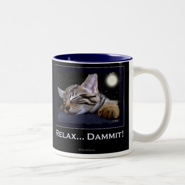 SCHLAFKÜCHENBESTANDTEIL ZWEIFARBIGE TASSE (Rechts)