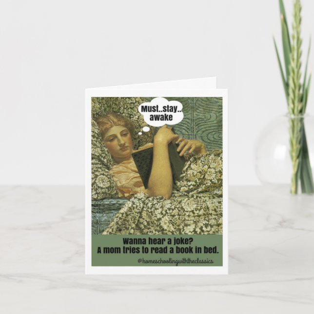 Schlaflesen Karte (Vorderseite)