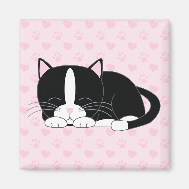 Schlaflosigkeit {Tuxedo} Magnet (Vorne)