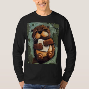 Schlafmeer Otter Party Kindergarten T-Shirt