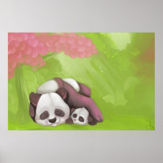 Schlafpandas Poster