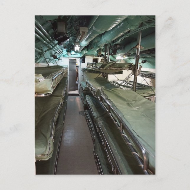 Schlafquartiere Postkarte (Vorderseite)