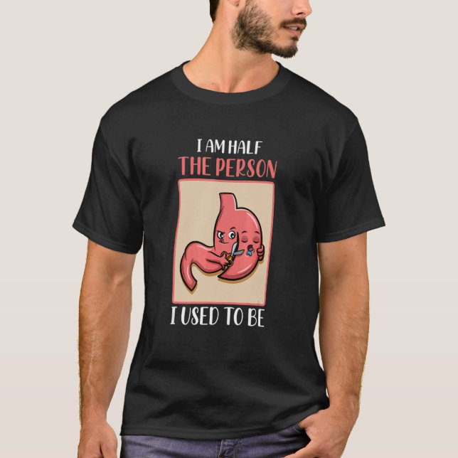 Schläfrig Magensteine Operation Bariatric Medical T-Shirt (Vorderseite)