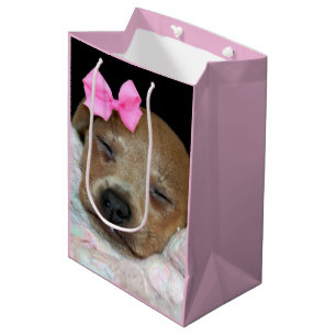 Schläfrige Chihuahuahundgeschenk-Tasche Mittlere Geschenktüte