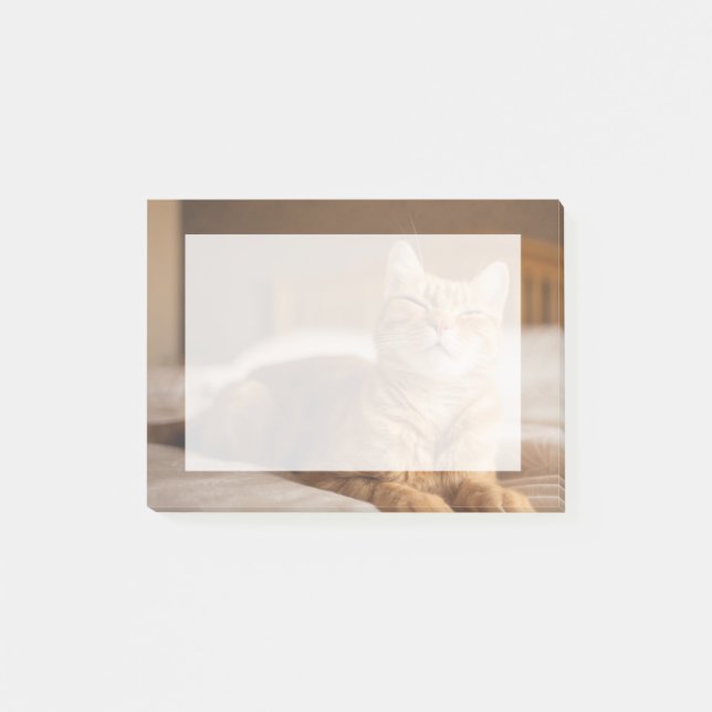 Schläfrige Katze Getty Bild-| Post-it Klebezettel (Vorderseite)