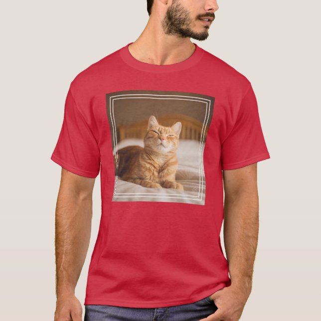 Schläfrige Katze Getty Bild-| T-Shirt (Vorderseite)