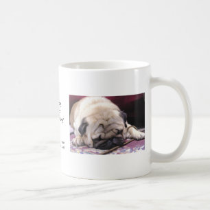 Schläfrige Mops-Kaffee-Tasse Kaffeetasse