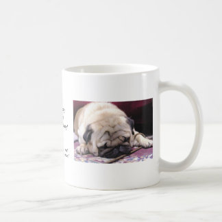 Schläfrige Mops-Kaffee-Tasse Kaffeetasse