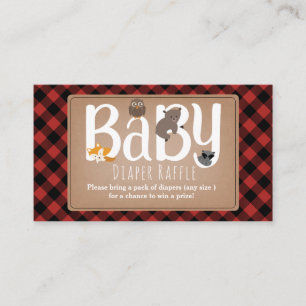 Schläfrige Tiere betäuben Karierte Windeln Begleitkarte