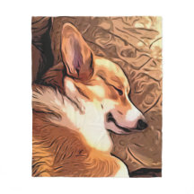 Schläfriger Corgi