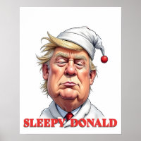 Schläfriger Donald – Eine subtile politische Karik
