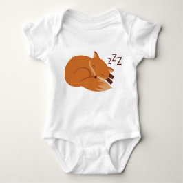 Schläfriger Fox Baby Strampler
