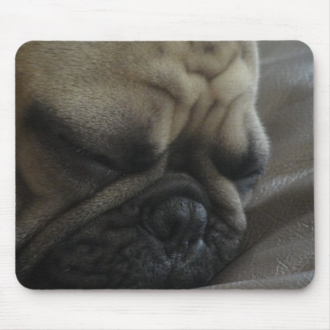 schläfriger Frenchy Mousepad (Vorne)