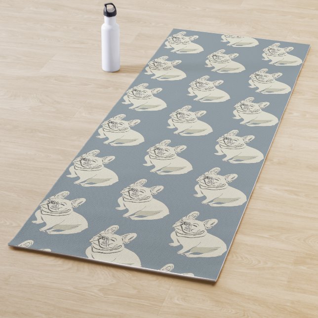 Schläfriger Hund Yogamatte (Beispiel)