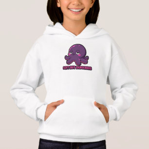 Schläfriger Lustiger Kawaii Oktopus Hoodie