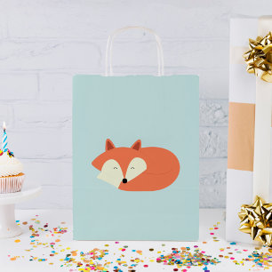 Schläfriger roter Fox Kleine Geschenktüte