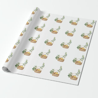 Schläfriges Bienenwabpapier Geschenkpapier