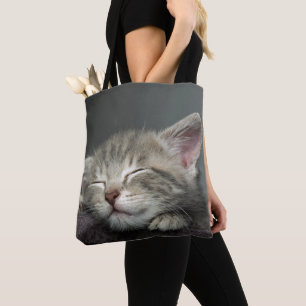Schläfriges Kätzchen Tasche