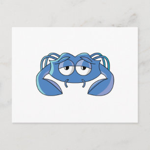 Schläfrigkrabbe Postkarte