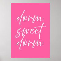 Schlafsaal Sweet Schlafsaal Pink Poster | Vornehme