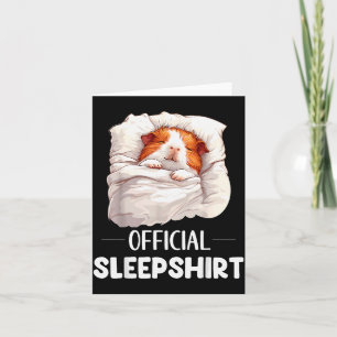 Schlafshirt Schlaf Meerschweinchen Tierliebhaber S Karte