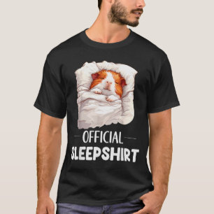 Schlafshirt Schlaf Meerschweinchen Tierliebhaber S T-Shirt