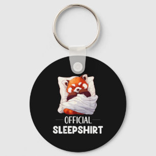 Schlafshirt Schlaf Roter Panda Tierliebhaber Pyjam Schlüsselanhänger