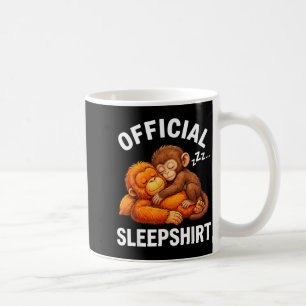 Schlafshirt Tier Süß Punch Affe Plüsch Umarmen Kaffeetasse