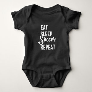 Schlafsoccer wiederholen baby strampler